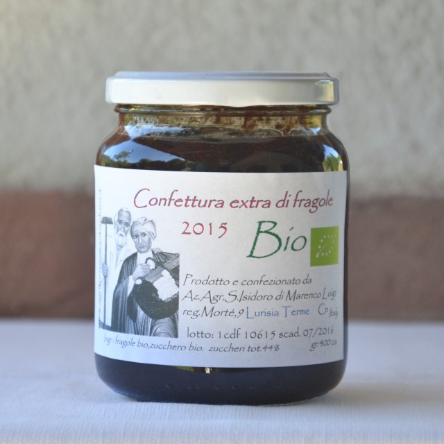 Confettura extra di fragole  – Prodotto biologico di Agriturismo Sant’ Isidoro